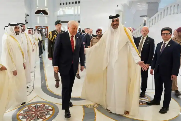 أمير قطر لترامب أعلم أنك رجل سلام وتسعى لتحقيقه في المنطقة