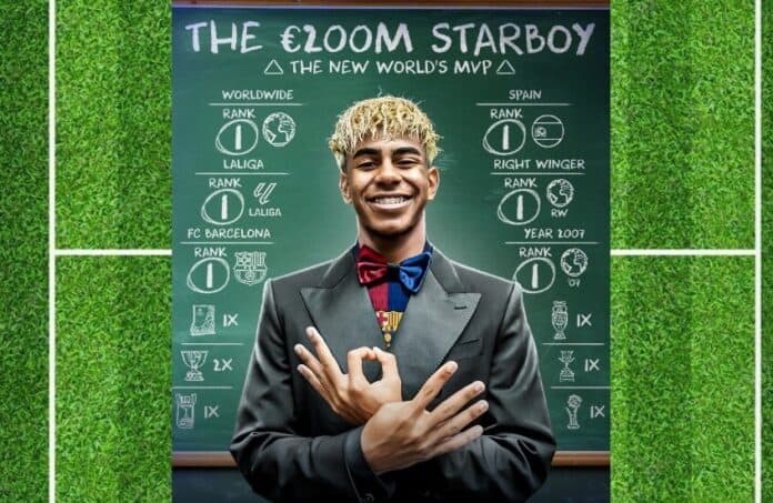 لامين جمال يتصدر القيمة السوقية عالميًا بعمر 17 عامًا فقط لامين جمال يتصدر القيمة السوقية عالميًا بعمر 17 عامًا فقط