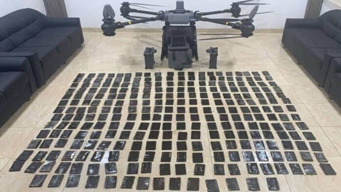 إحباط تهريب مخدرات عبر مسيّرة في المنطقة العسكرية الجنوبية