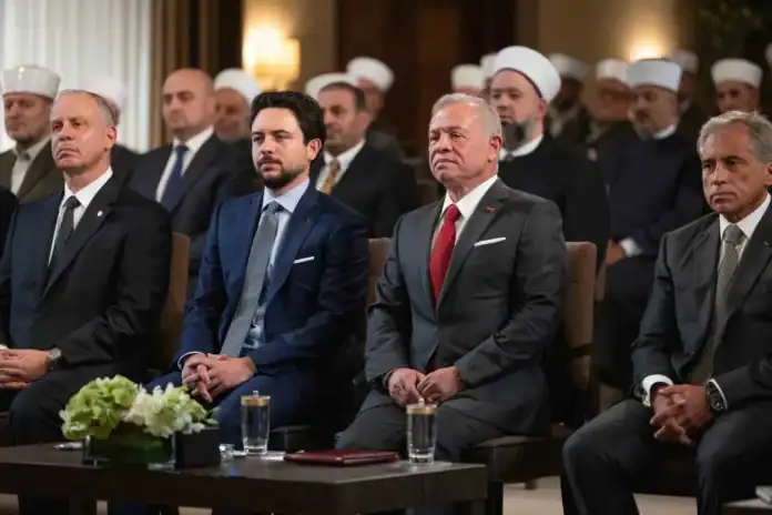 King Abdullah shares a clip of the Praise of the Prophet on the X platform. الملك عبد الله يشارك مقطعاً من