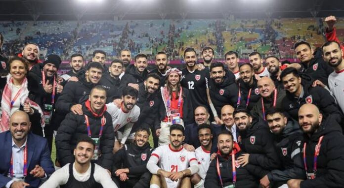 منتخب النشامى يتقدم مركزين في التصنيف الدولي للفيفا منتخب النشامى يتقدم مركزين في التصنيف الدولي للفيفا