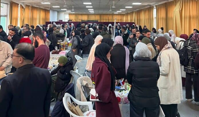 بازار أثر اليرموك مشاريع طلابية