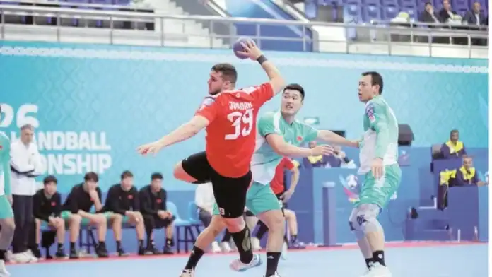 الأردن يخسر الصين 28-29 آسيا يد