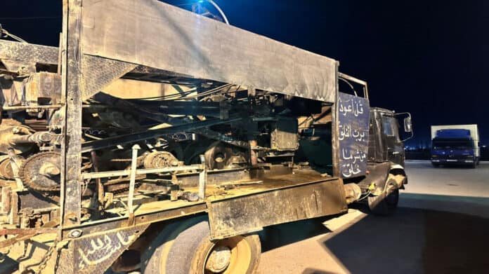 سلطة المياه تضبط حفارة مخالفة