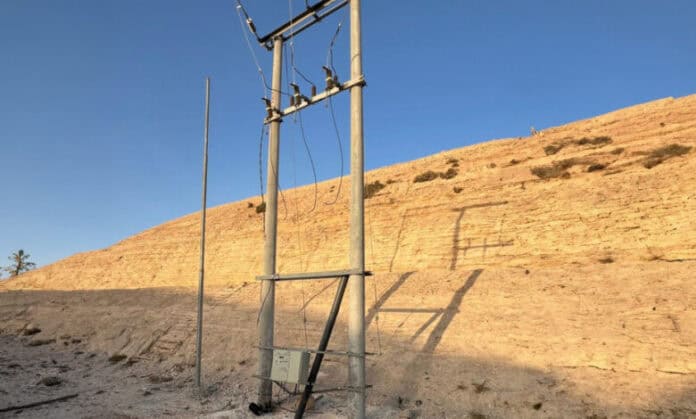 ضبط تخريب محولات إنارة طرق