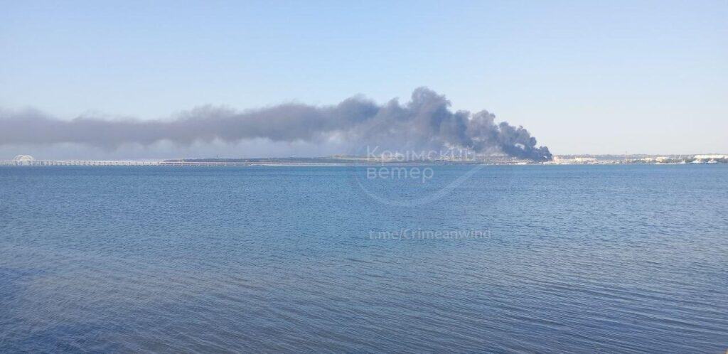 اندلاع حريق في محطة كهرباء بكيرتش وانقطاع واسع للتيار في مناطق من القرم
