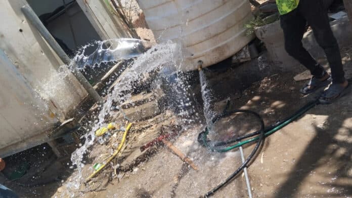ضبط اعتداءات على خطوط مياه الشرب في معان